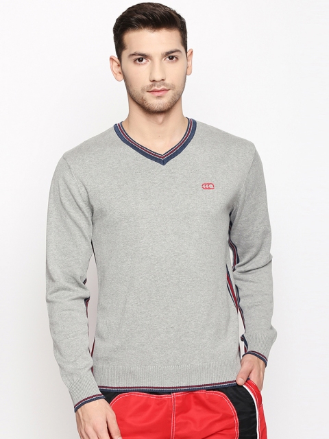 

Ajile by Pantaloons Men Grey Solid Pullover