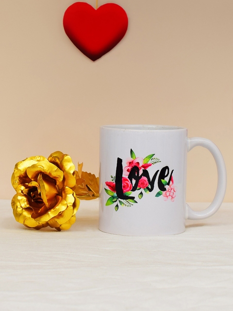 

Archies Multicoloured Printed Ceramic Valentine's Day Gift Set, Multi