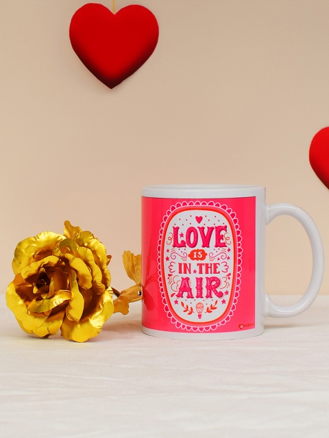

Archies Pink Printed Ceramic Valentine's Day Gift Set
