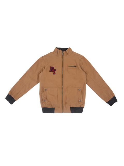 

CHALK by Pantaloons Boys Khaki Solid Bomber