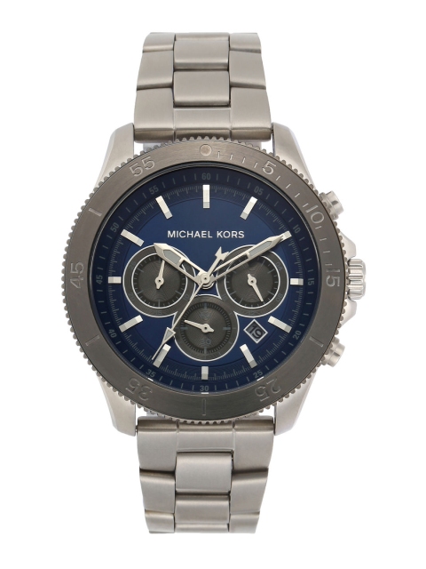 

Michael Kors Men Silver-Toned Analogue Watch