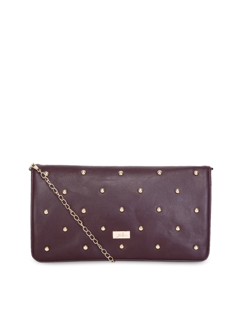 

yelloe Maroon Embellished Sling Bag