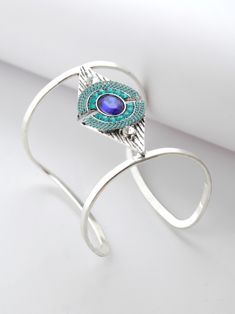 

AVANT-GARDE PARIS Silver-Plated Bohemian Classy Open Bangle