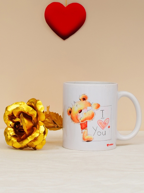 

Archies Love Gifts Multicoloured Printed Ceramic Valentine's Day Gift Set, Multi