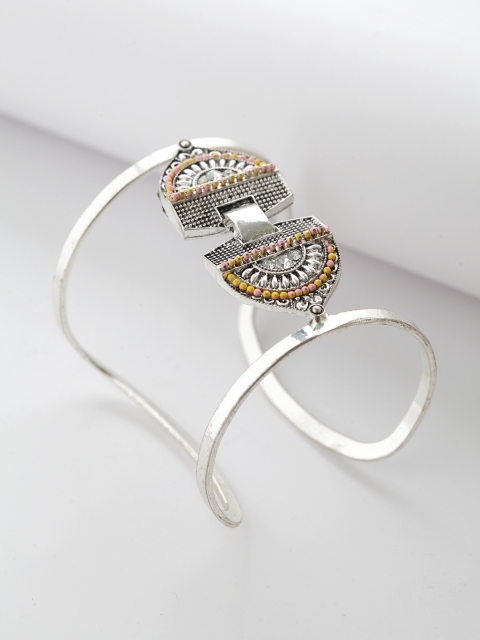 

AVANT-GARDE PARIS Silver-Plated Bohemian Classy Open Bangle