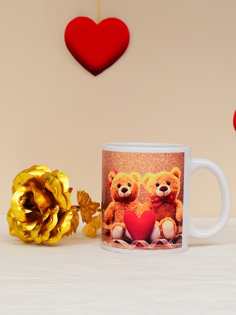 

Archies Multicoloured Printed Ceramic Valentine's Day Gift Set, Multi