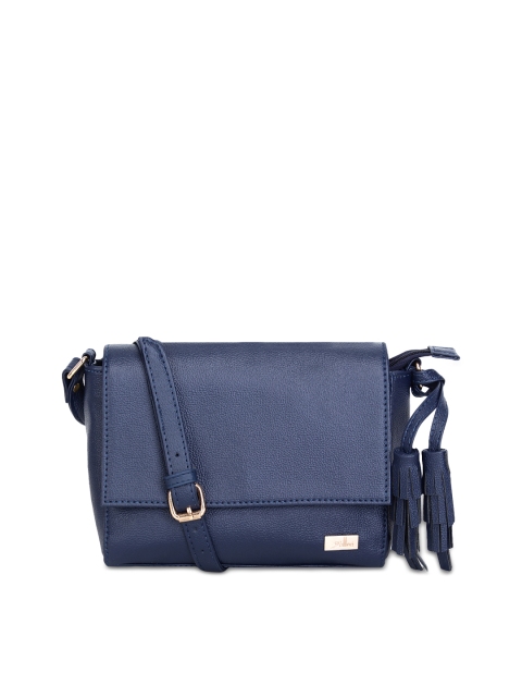 

yelloe Blue Solid Sling Bag