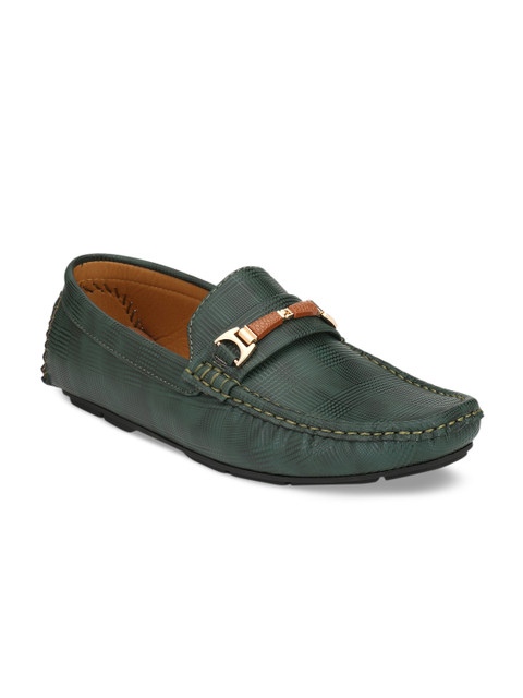 

Alberto Torresi Men Green Loafers