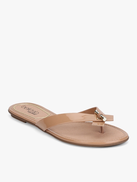 

BEIRA RIO Nude Solid T Straps Flats