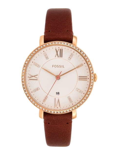 

Fossil JACQUELINE Women Brown Analogue Watch ES4413