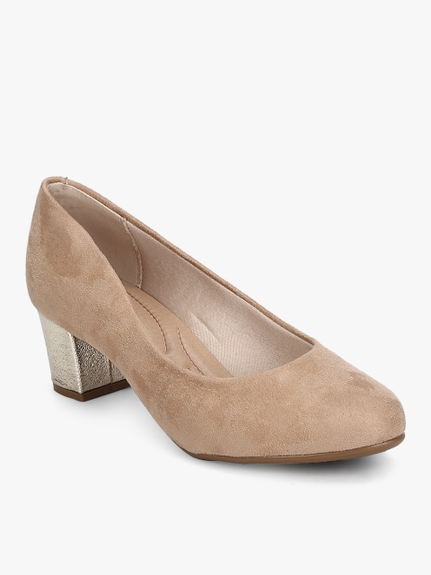 

BEIRA RIO Beige Solid Belly Shoes