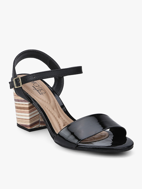 

BEIRA RIO Women Black Solid Sandals