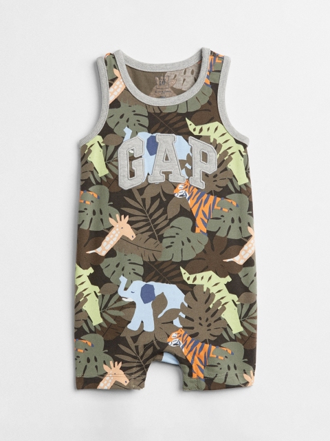 

GAP Boys Jungle Logo Shorty One-Piece, Multi