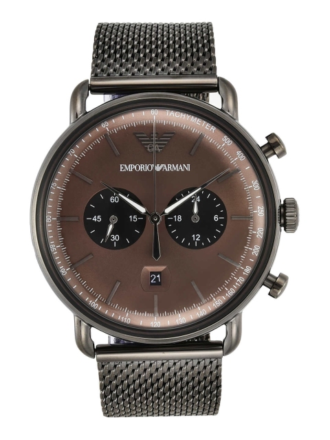 

Emporio Armani Men Grey Analogue Watch
