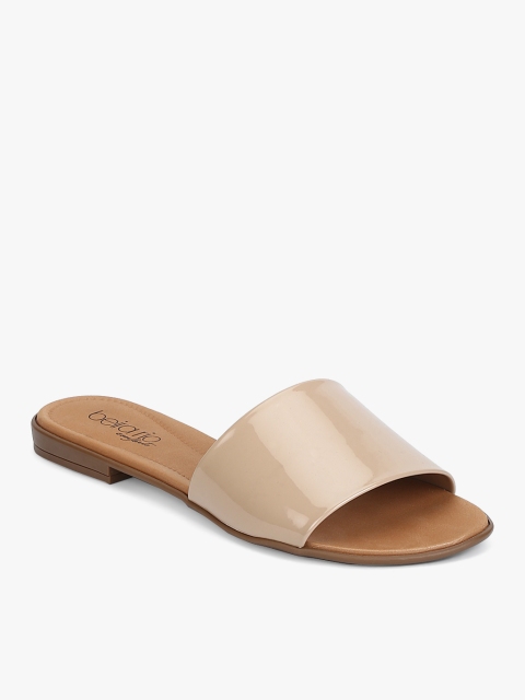 

BEIRA RIO Women Beige Solid Open Toe Flats