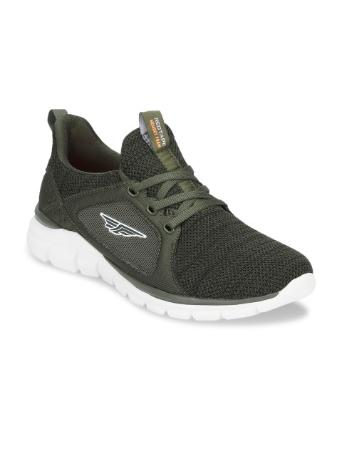 

Red Tape Men Olive Green Walking Shoes