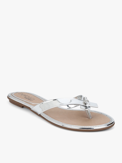 

BEIRA RIO Women Silver Solid Open Toe Flats