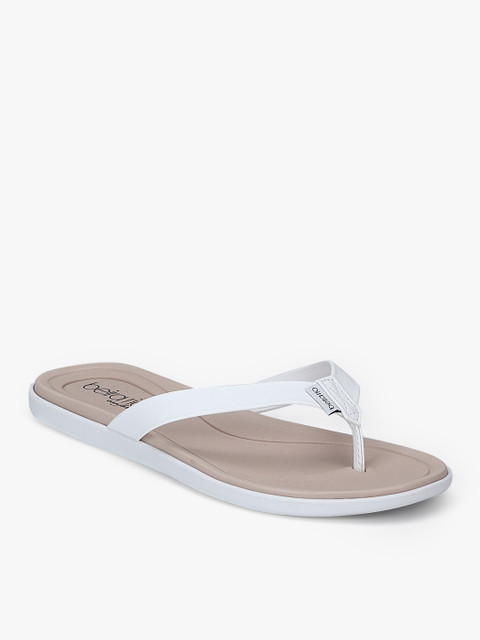 

BEIRA RIO Women White Solid One Toe Flats
