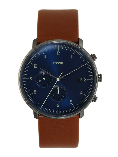 

Fossil CHASE Men Brown Analogue Watch FS5486