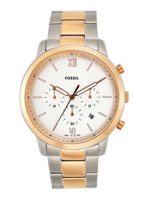 

Fossil Men White Analogue Watch FS5475