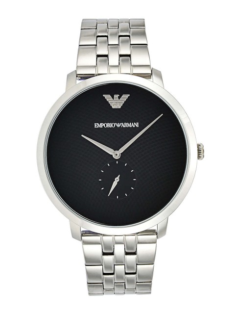 

Emporio Armani Men Silver-Toned Analogue Watch