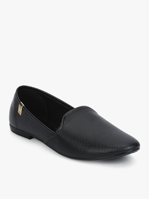 

BEIRA RIO Women Black Self Design Ballerinas