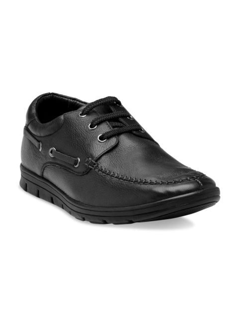 

Franco Leone Men Black Leather Derbys