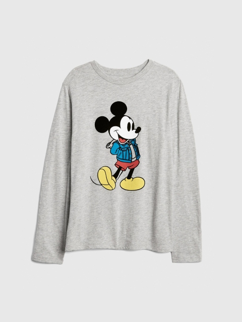GAP Boys Disney Mickey Mouse T-Shirt, Grey