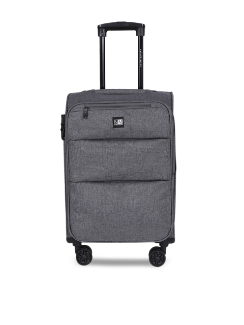 

Nasher Miles Unisex Grey London Expander Large Trolley Bag