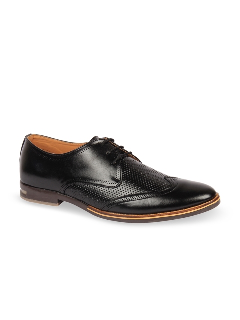

Respiro Men Black Solid Brogues