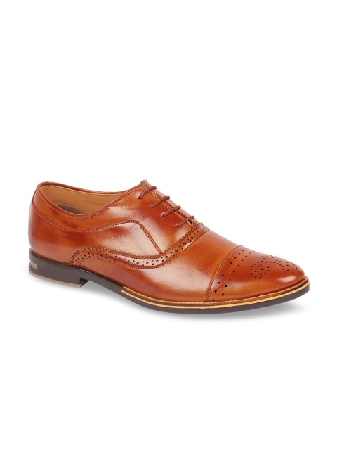 

Respiro Men Tan Brown Formal Oxfords