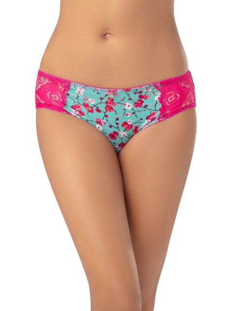 

PrettySecrets Women Blue & Pink Self Design Hipster Briefs PBA003B