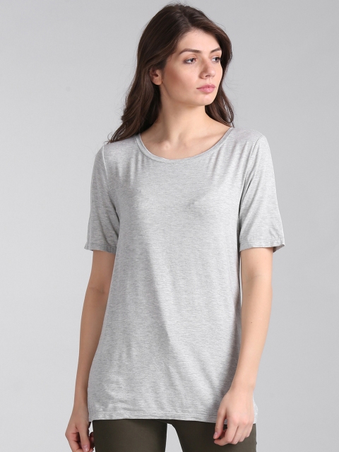 

GAP Women Grey Pure Body Modal Short Sleeve Tee