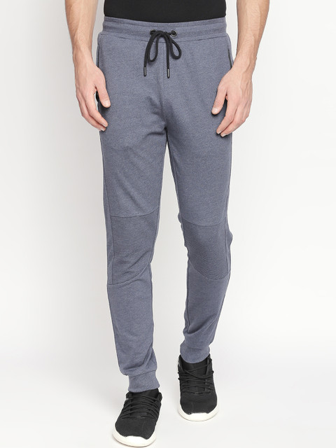 

Ajile by Pantaloons Men Navy Blue Solid Straight-Fit Joggers