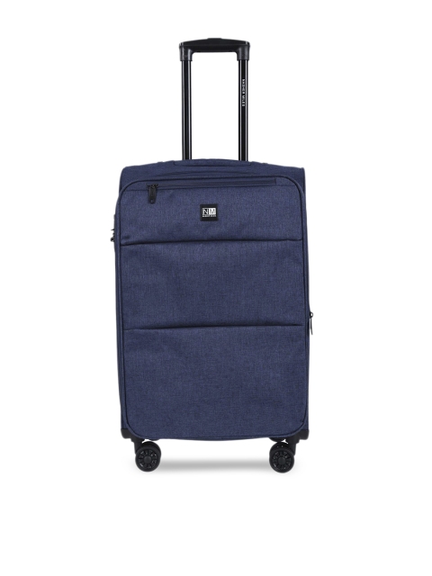 

Nasher Miles Unisex Blue London Expander Large Trolley Bag
