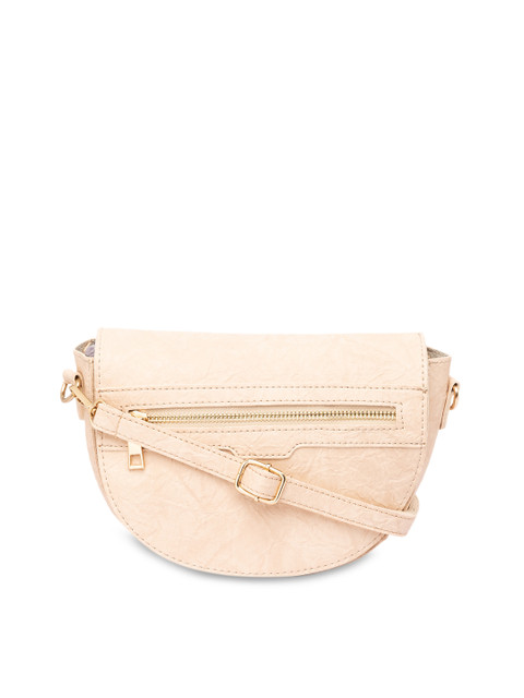 

Satchel Bags Beige & Beige Solid Sling Bag