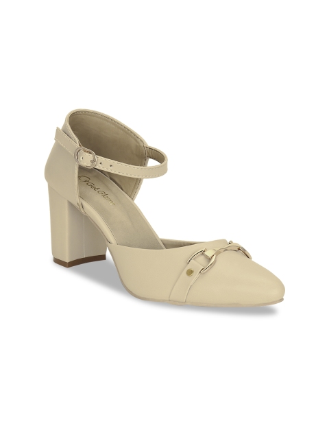 

Get Glamr Women Beige Solid Pumps