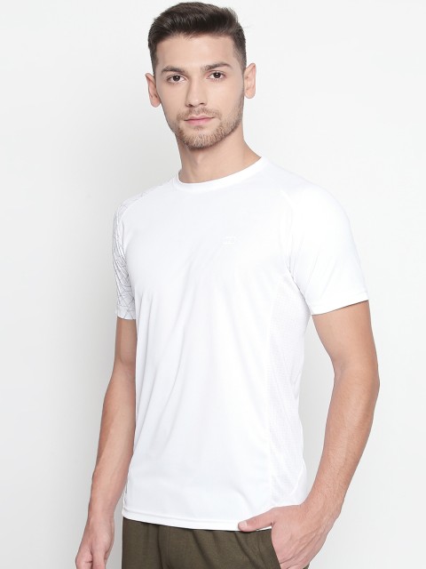 

Ajile by Pantaloons Men White Solid Round Neck T-shirt