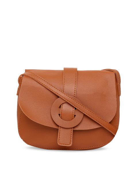 

Satchel Bags Brown Solid Sling Bag