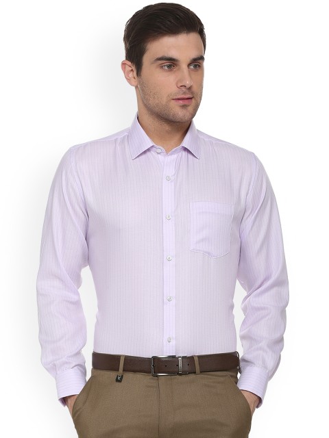 

Van Heusen Men Purple Regular Fit Solid Formal Shirt