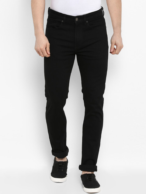 

Red Tape Men Black Skinny Fit Mid-Rise Clean Look Stretchable Jeans
