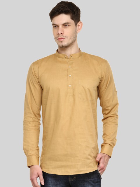 

Being Fab Men Brown Regular Fit Solid Casual Shirt