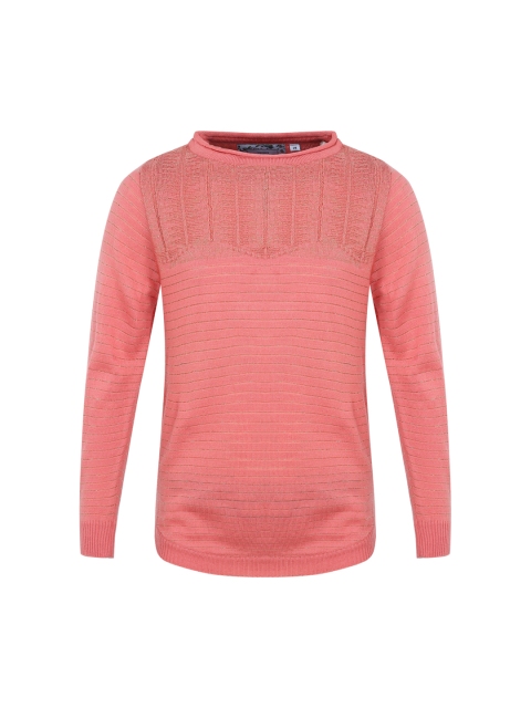 

Monte Carlo Girls Pink Self Design Top