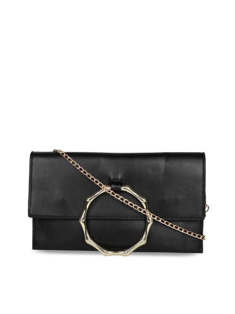 

Kazo Black Solid Sling Bag