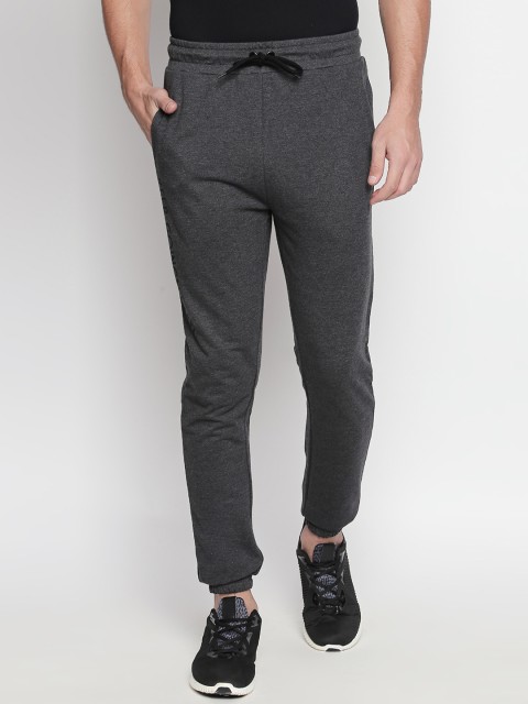 

Ajile by Pantaloons Men Charcoal Grey Solid Straight-Fit Joggers