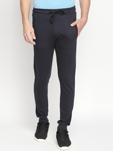 

Ajile by Pantaloons Men Navy Blue Solid Straight-Fit Joggers