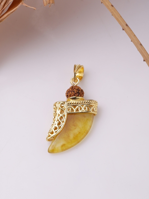 

Dare by Voylla Men Gold-Plated Handcrafted Pendant