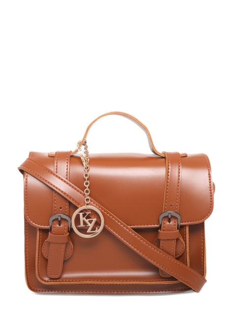 

Kazo Tan Solid Satchel