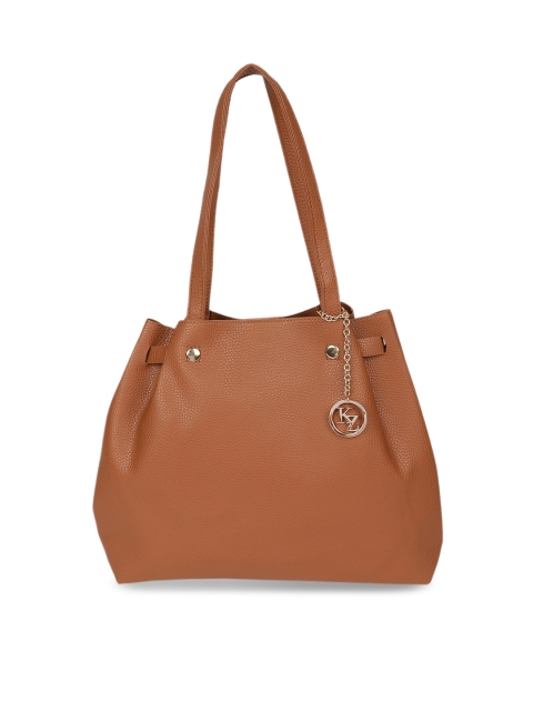 

Kazo Brown Solid Tote Bag