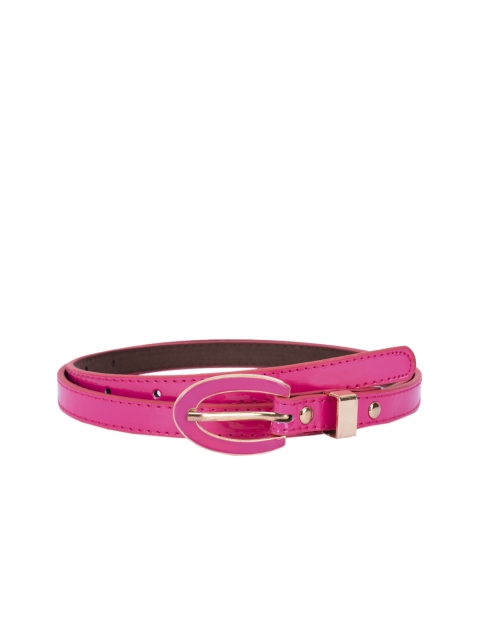 

BuckleUp Women Pink Solid Belt